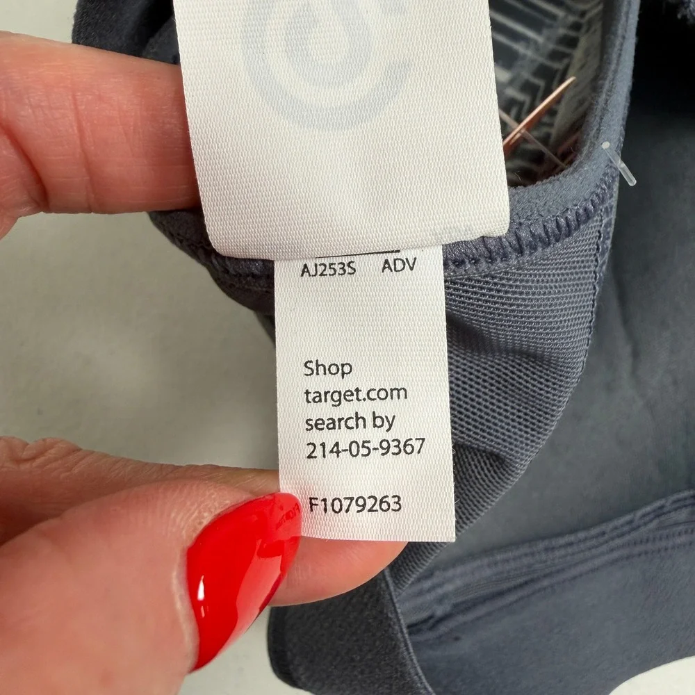 Champion C9 XL Sports Bra Power Core Max Gray Geometric Maximum Support NEW
